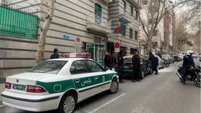 Azerbaycan’ın Tahran Büyükelçiliği’ne saldırı!