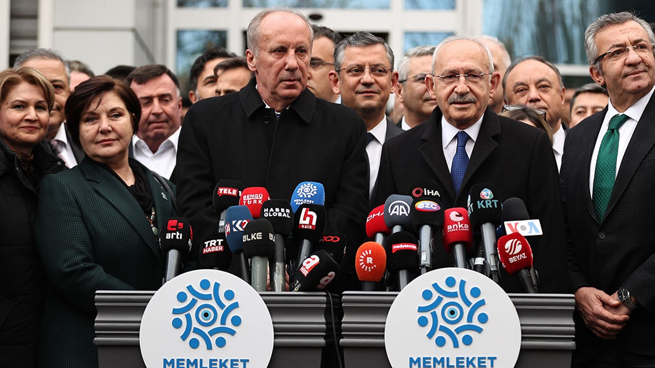 Memleket Partisi Genel Başkanı İnce: Kılıçdaroğlu bana ittifak teklifiyle gelmedi