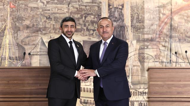 Dışişleri Bakanı Mevlüt Çavuşoğlu, BAE’li mevkidaşıyla görüştü