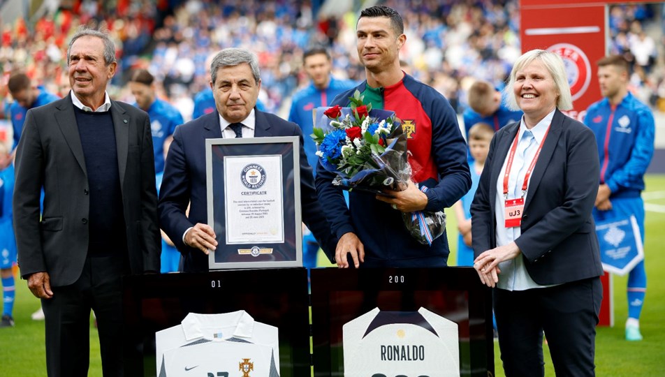 Ronaldo, Guiness Rekorlar Kitabı’na girdi!