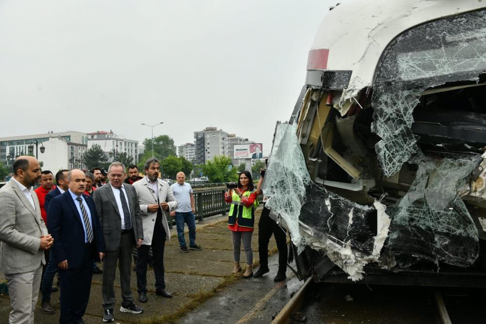 Samsun’da tramvay kazası: 2’si ağır 26 yaralı