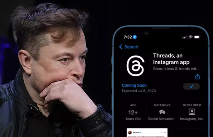 Elon Musk çıldırdı: Twitter’ın rakibi Threads’a 7 saatte 10 milyon üye!