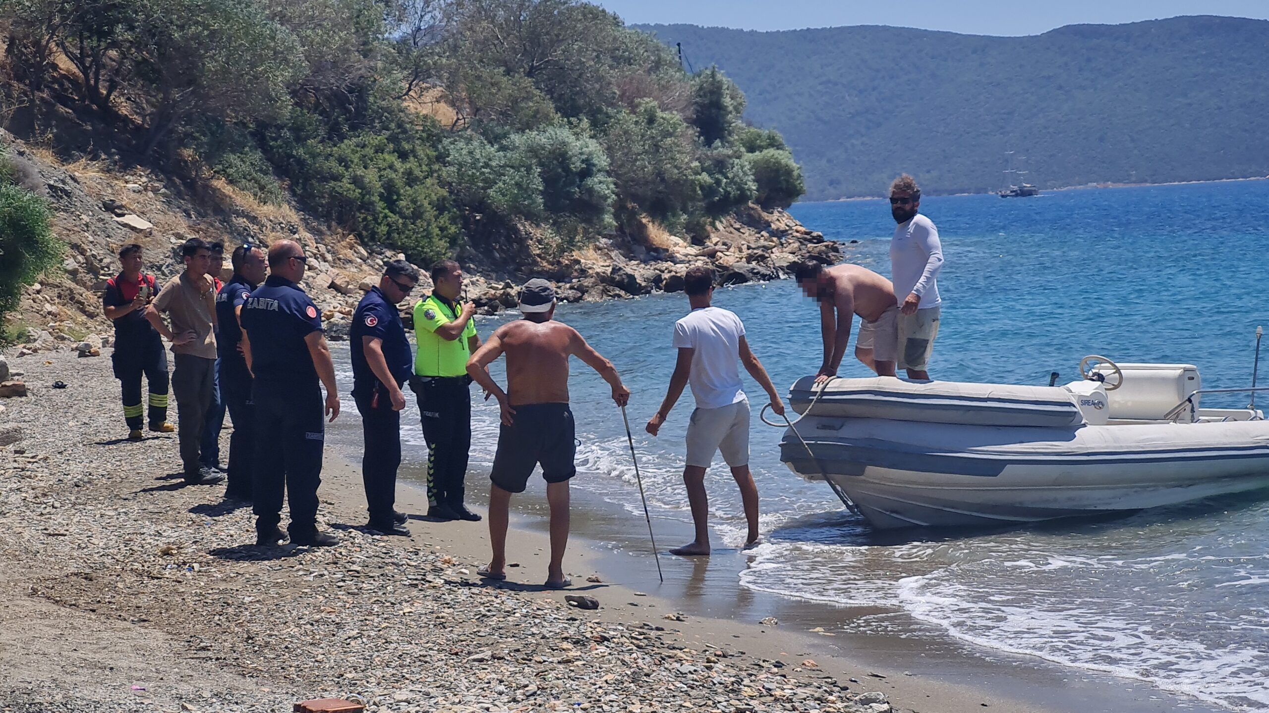 Ormanı yakan zanlı suda boğulurken yakalandı!