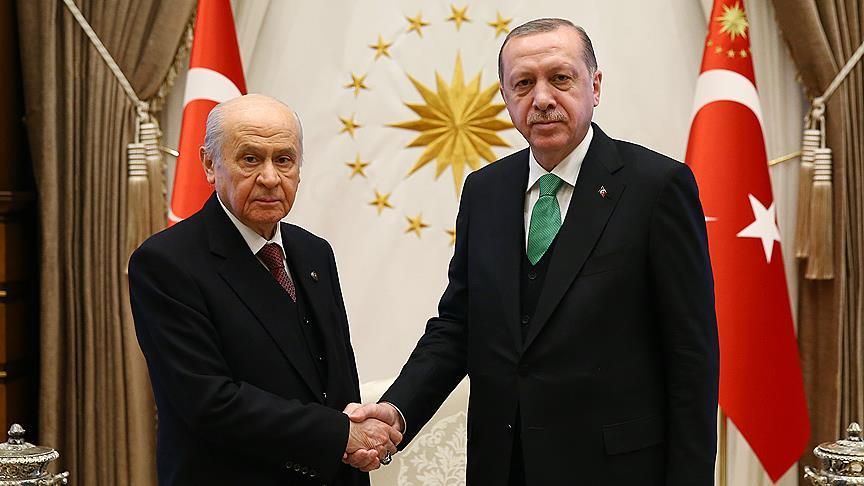 Cumhurbaşkanı Erdoğan ile Devlet Bahçeli görüştü!