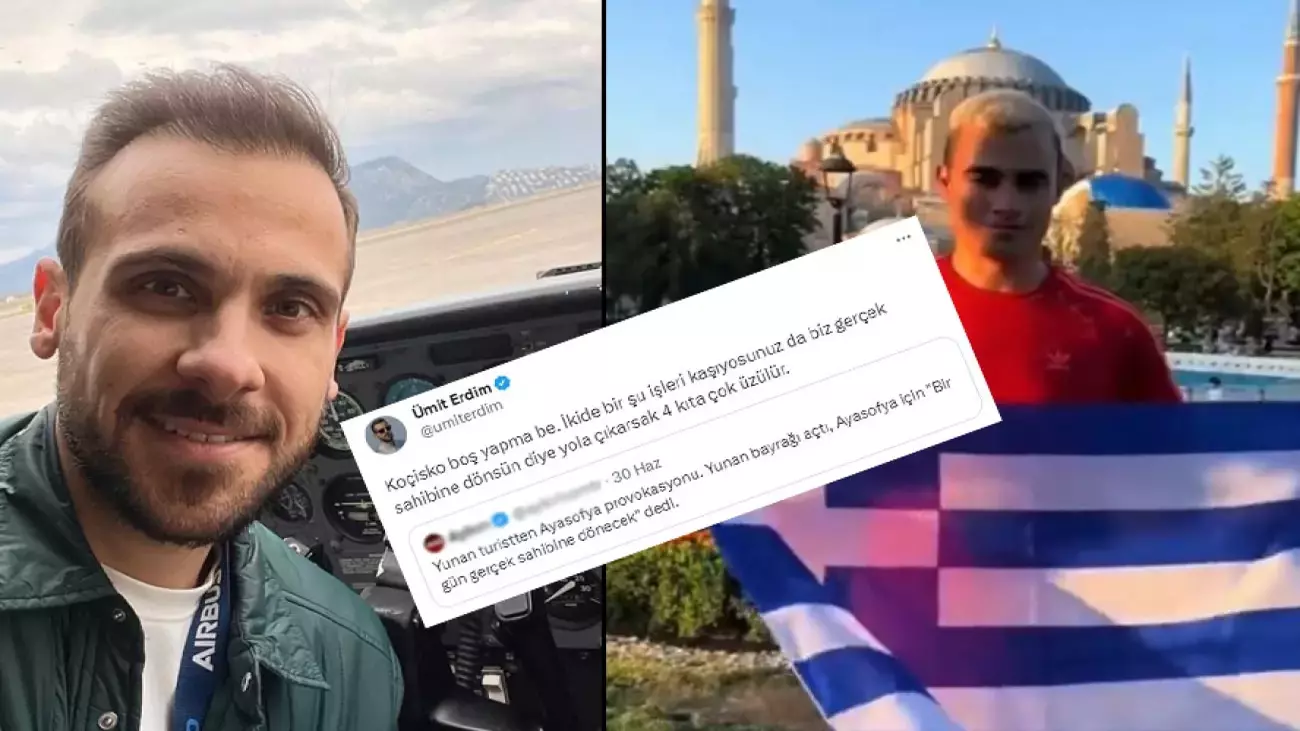Ümit Erdim “Ayasofya bizim” diyen Yunanlıyı yerin dibine soktu!