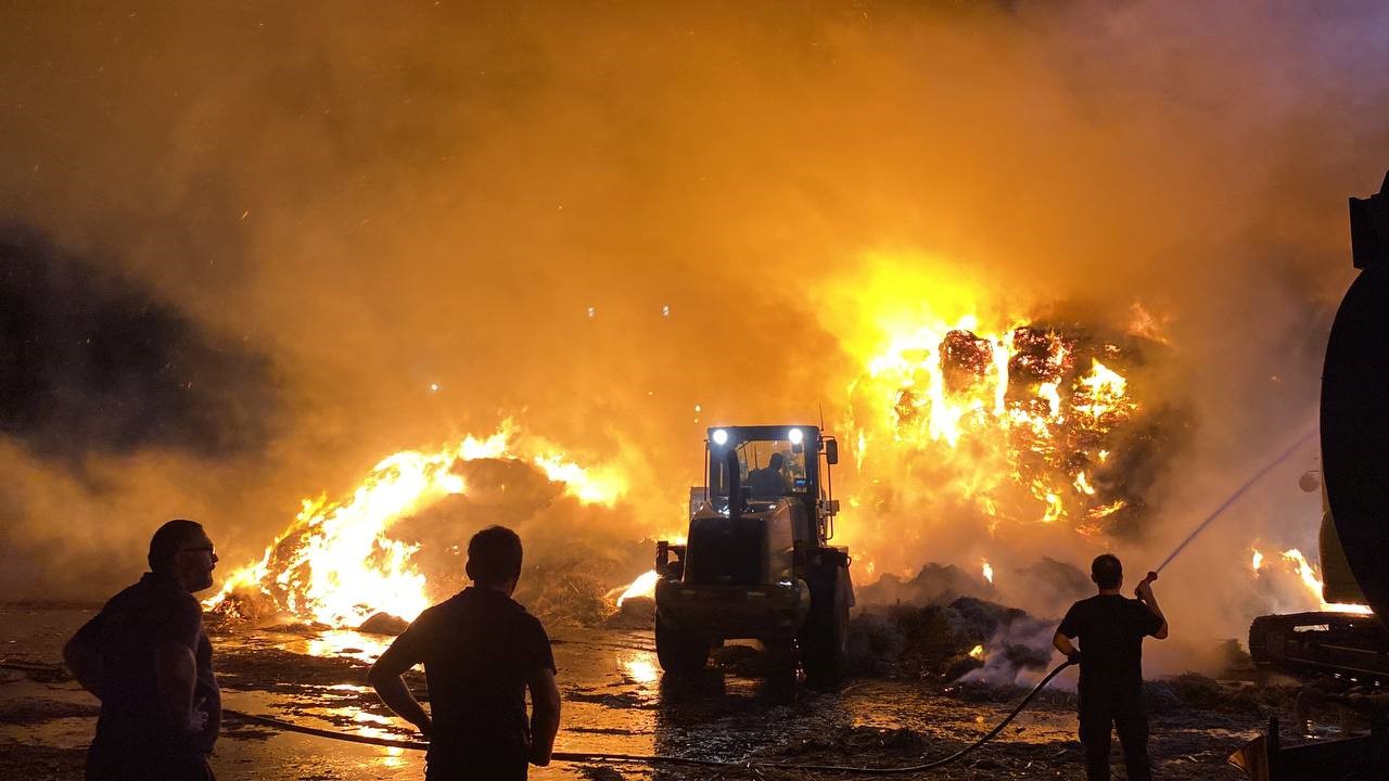 Balıkesir’de korkutan yangın!