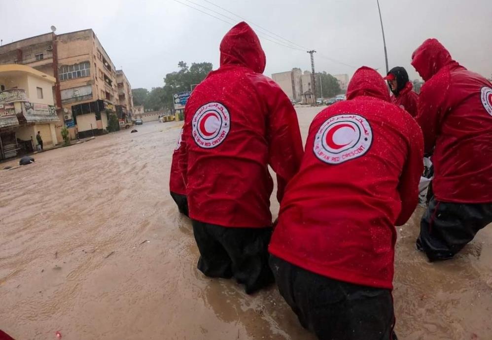 AFAD sel felaketinin vurduğu Libya’da!