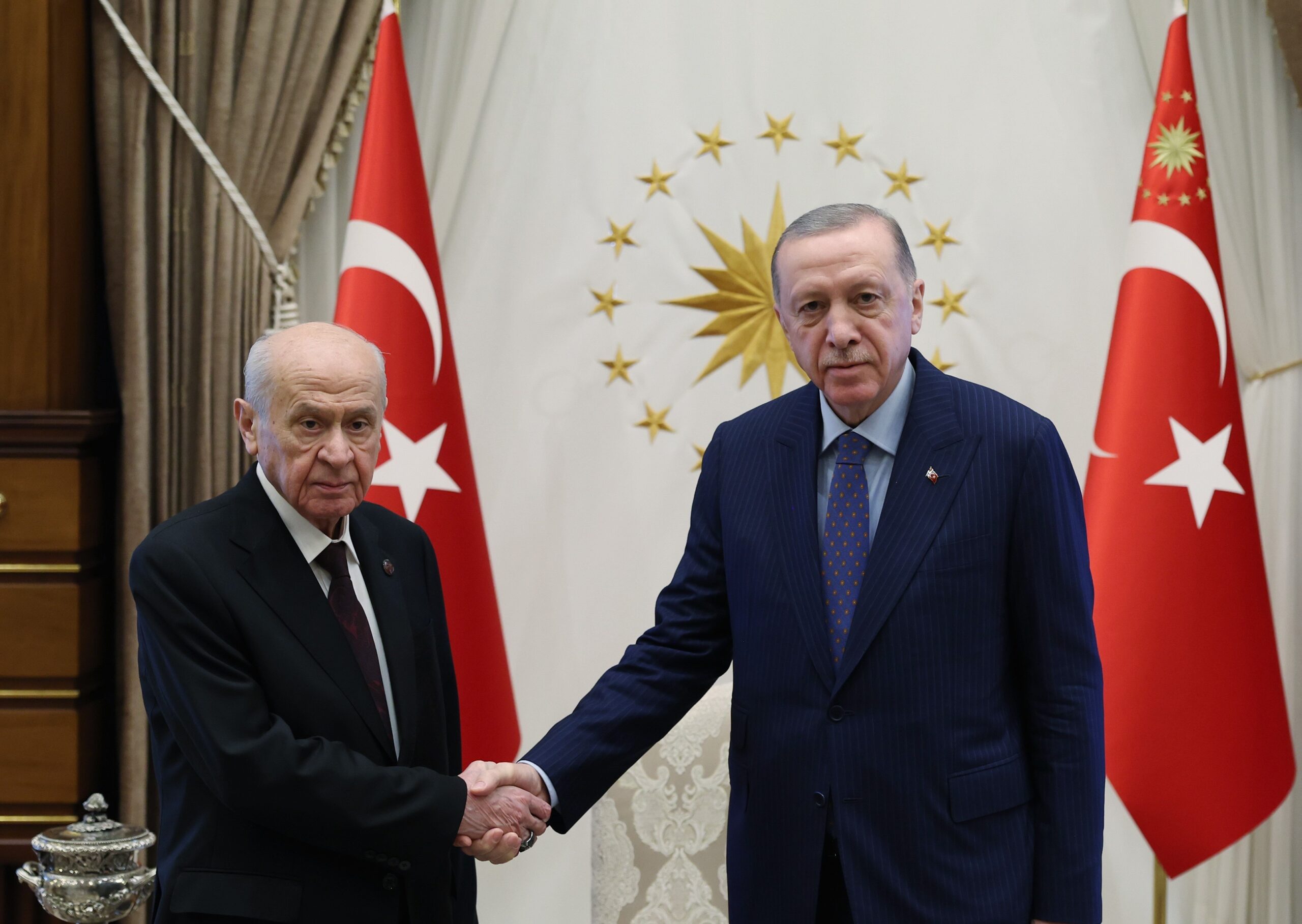 Cumhurbaşkanı Erdoğan, Bahçeli ile görüştü