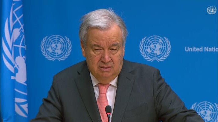 Guterres tanık olduğu hukuksuzluğu haykırdı