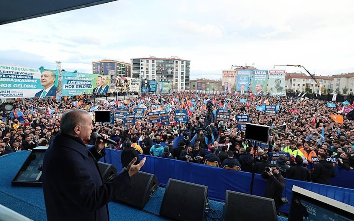 Erdoğan’ın miting yaptığı alan Yeniden Refah’a verilmedi