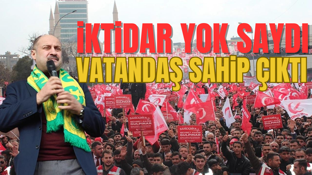 Vatandaşlardan Şanlıurfa’daki hukuksuzluğa sert tokat! Kasım Gülpınar’a destek çığ gibi büyüdü