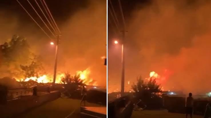 İzmir’de korkunç yangın! Alevler evlere sıçradı