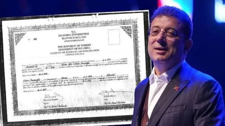 Ekrem İmamoğlu’nun diploması geçersiz sayıldı! İşte detaylar
