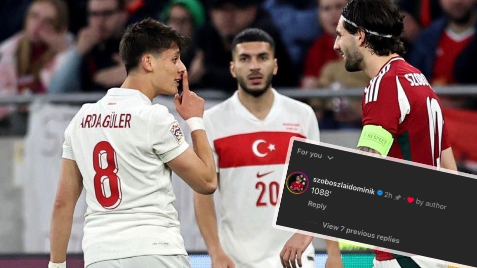 Arda Güler’in sahada verdiği cevabı hazmedemedi! Szoboszlai’den gönderme