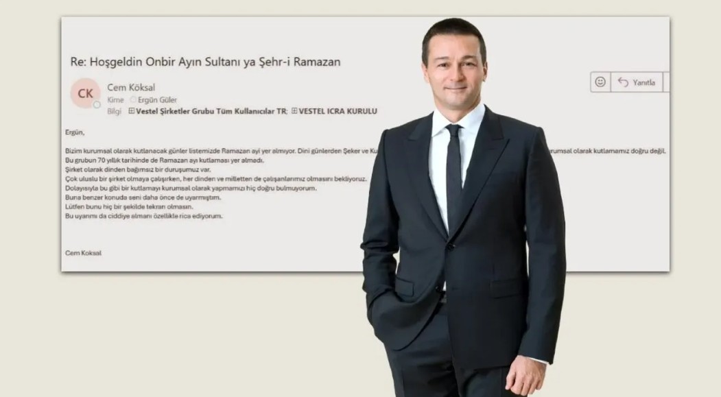 Türkiye’de iş yapıyorlar, İslam’ı yok sayıyorlar! Zorlu Holding CEO’sundan ‘Ramazan’ hadsizliği!