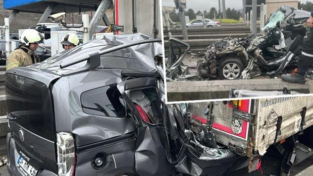 Pendik gişelerindeki dehşet anı kamerada: İki günde iki ayrı trafik kazası yaşanmıştı