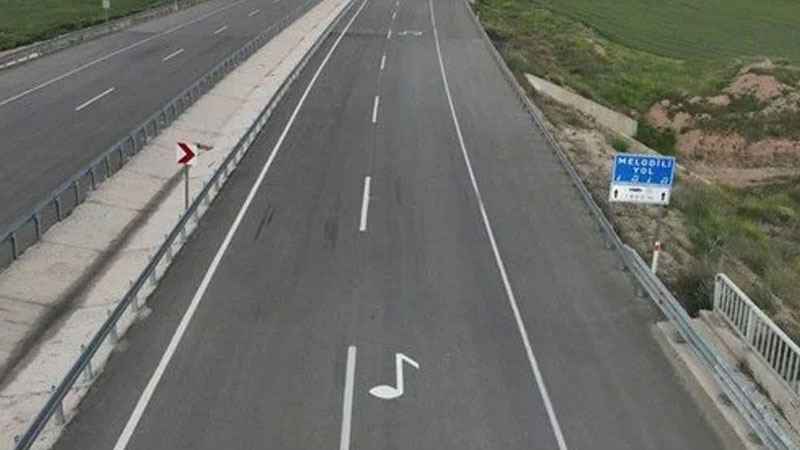 Mozart’a yol verildi: İşte Türkiye’nin ilk ‘melodili yolu’