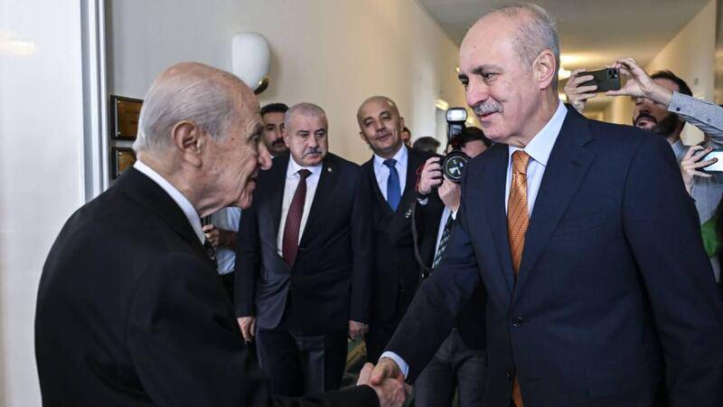 Bahçeli ile görüşen Kurtulmuş’tan ‘yeni süreç’ mesajı!