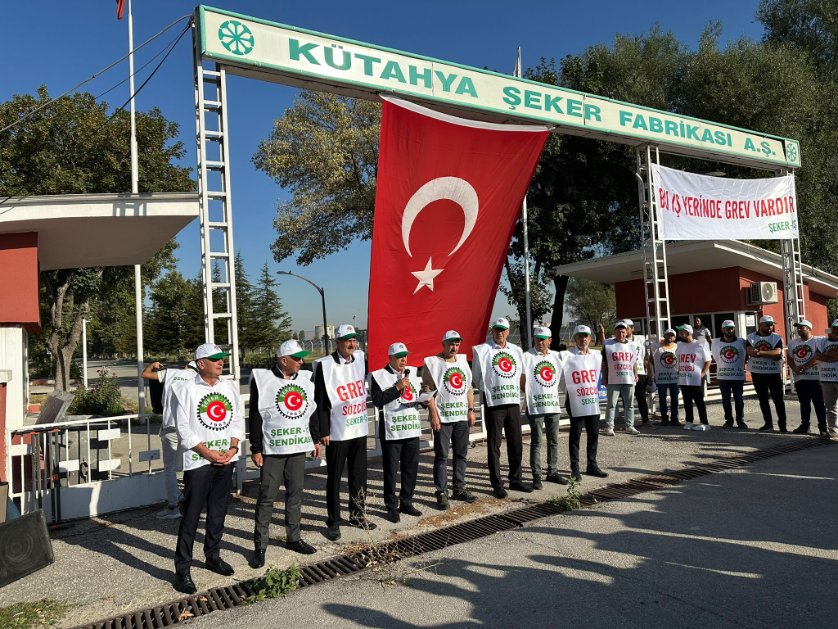 Kütahya Şeker Fabrikası’nda işçiler grevde!