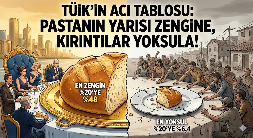 Pastanın yarısı en zengin yüzde 20’ye, kırıntılar yoksula!