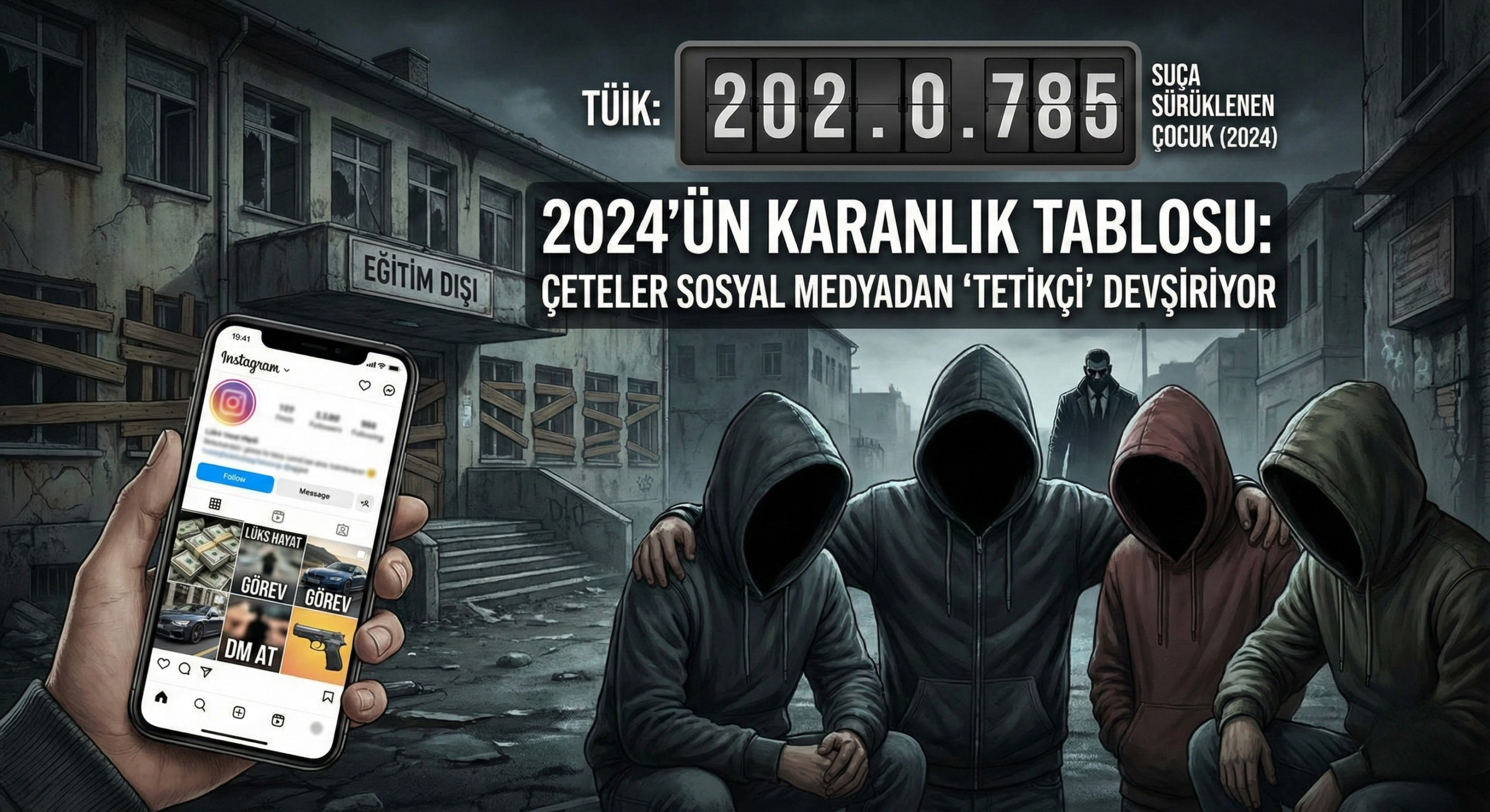 Çeteler Instagram’dan ‘tetikçi’ devşiriyor