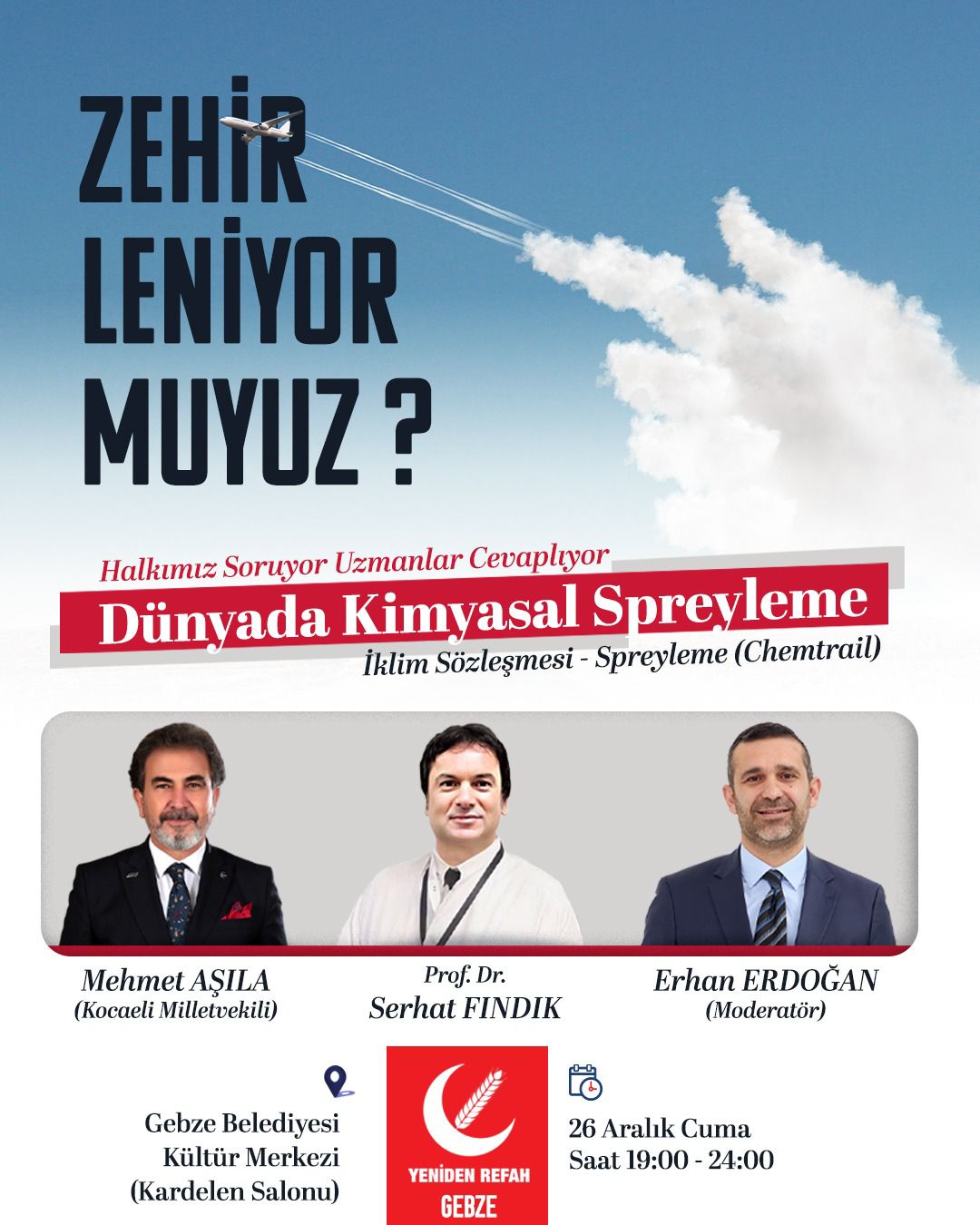 Yeniden Refah Partisi’nden kritik zirve: ‘Havadan zehirleniyor muyuz?’