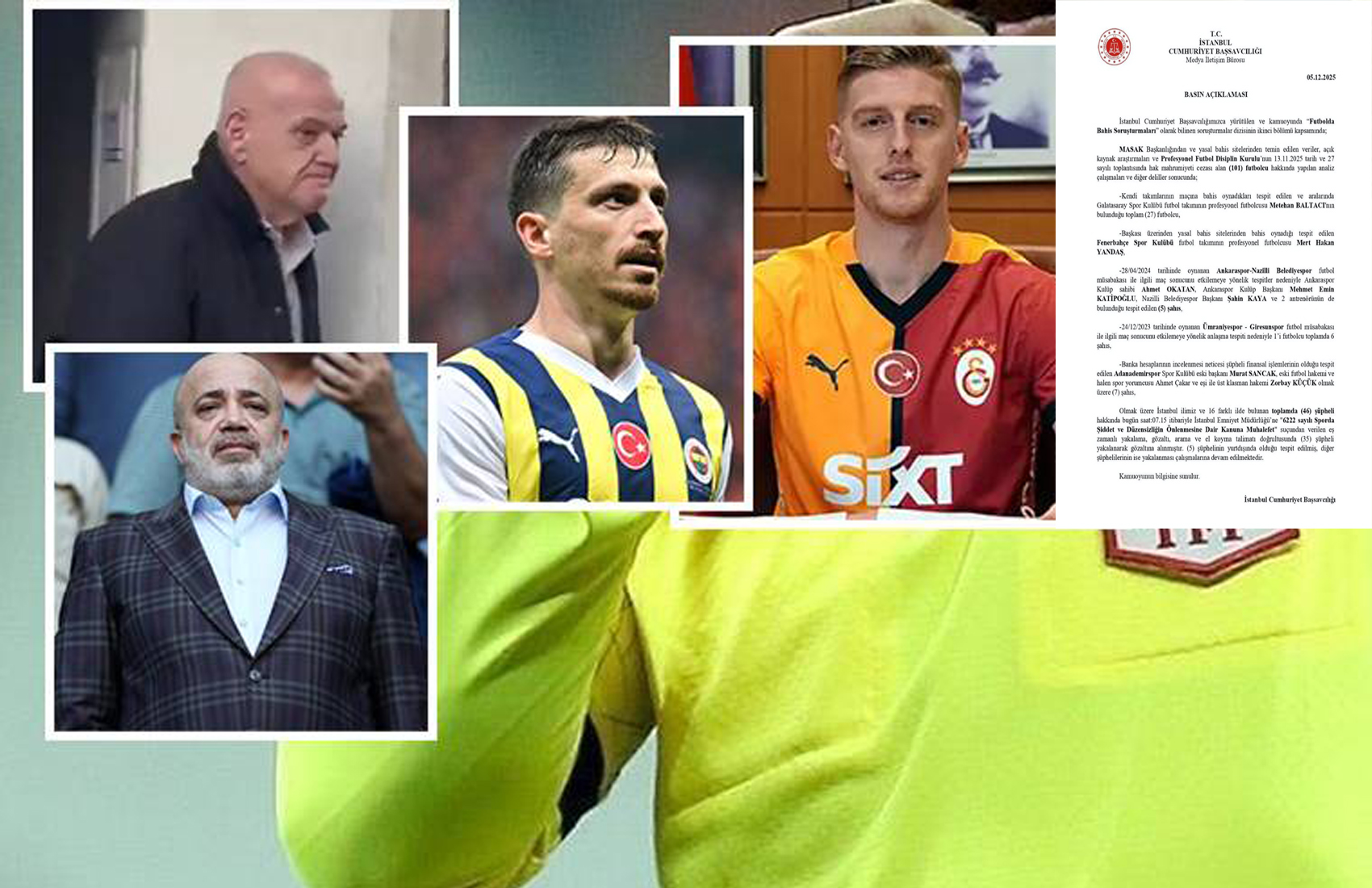 Çok Sayıda Futbolcu, Yönetici Ve Başkan Hakkında Gözaltı Kararı