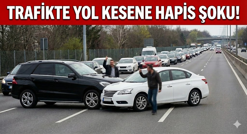 Trafikte bunu yapan yandı! 5 yıl hapis cezası var