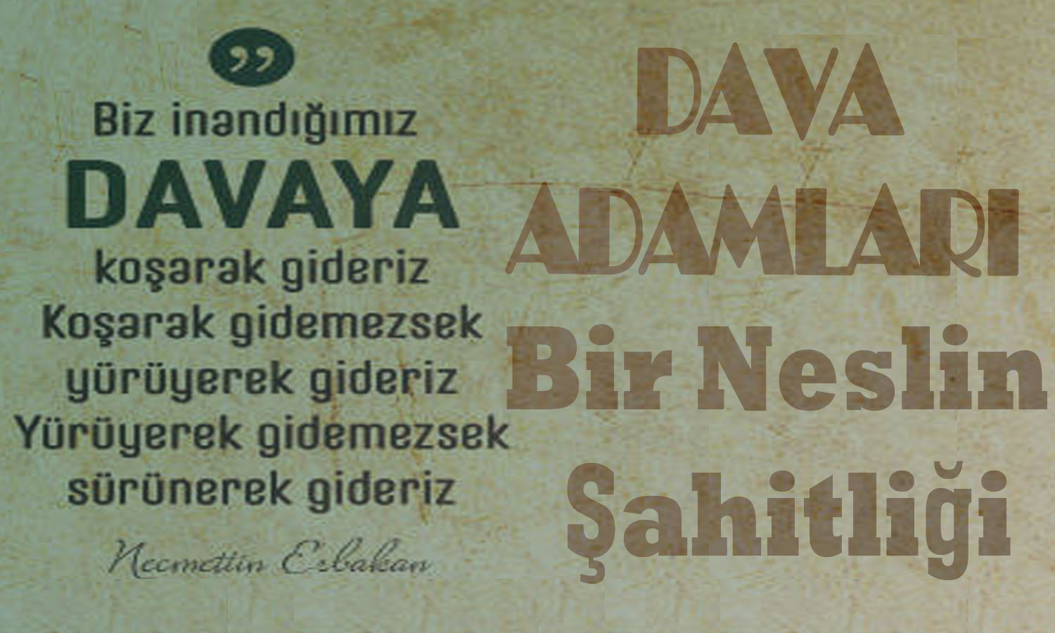 MELİH GÜNER – BİR DAVANIN İÇİNDEN DOĞAN HAYAT