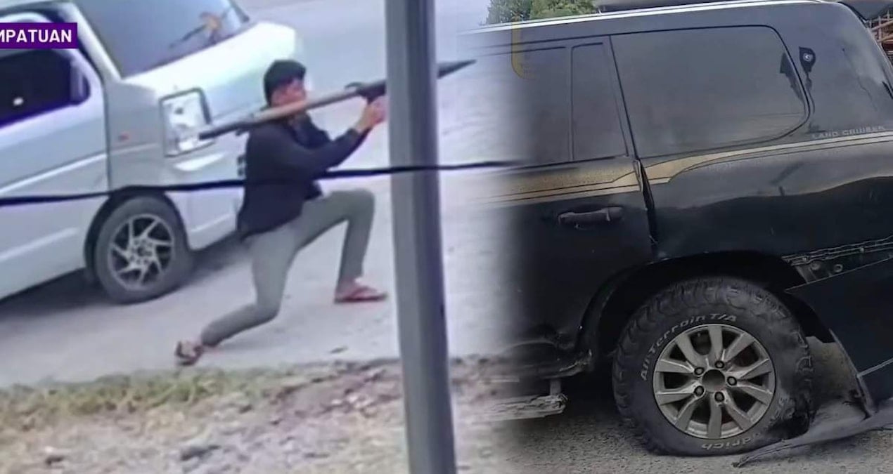 Filipinler’de valinin aracına roket attılar: Burnu kanamadı!