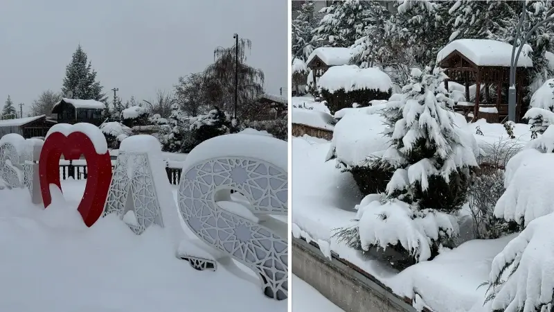 Sivas’ta kar yağışı: 945 yerleşim yeri ulaşıma kapandı