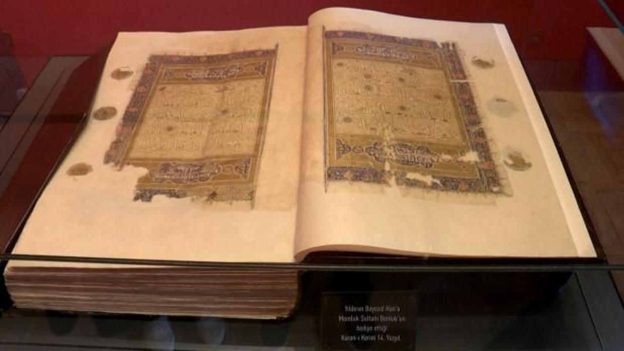 700 yıllık Berkuk Kur’an-ı Kerim’i Bursa’da