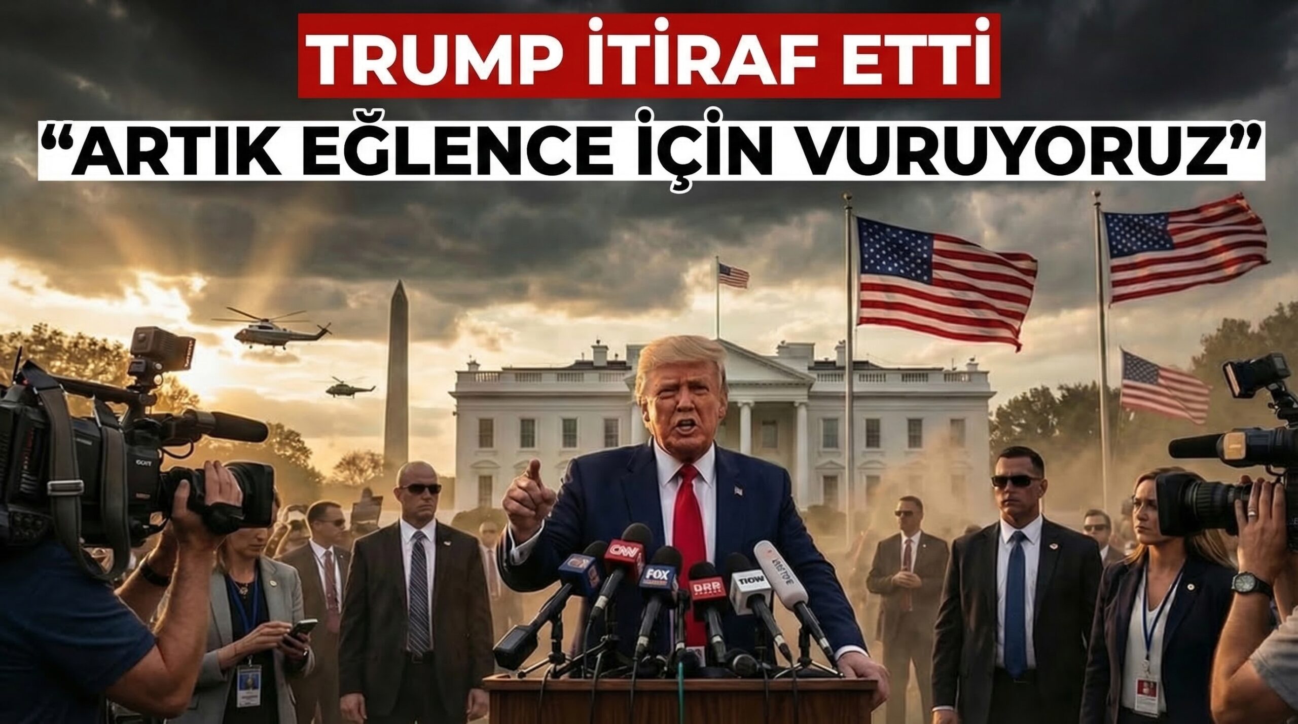 Trump: Eğlence olsun diye birkaç kez daha vurabiliriz