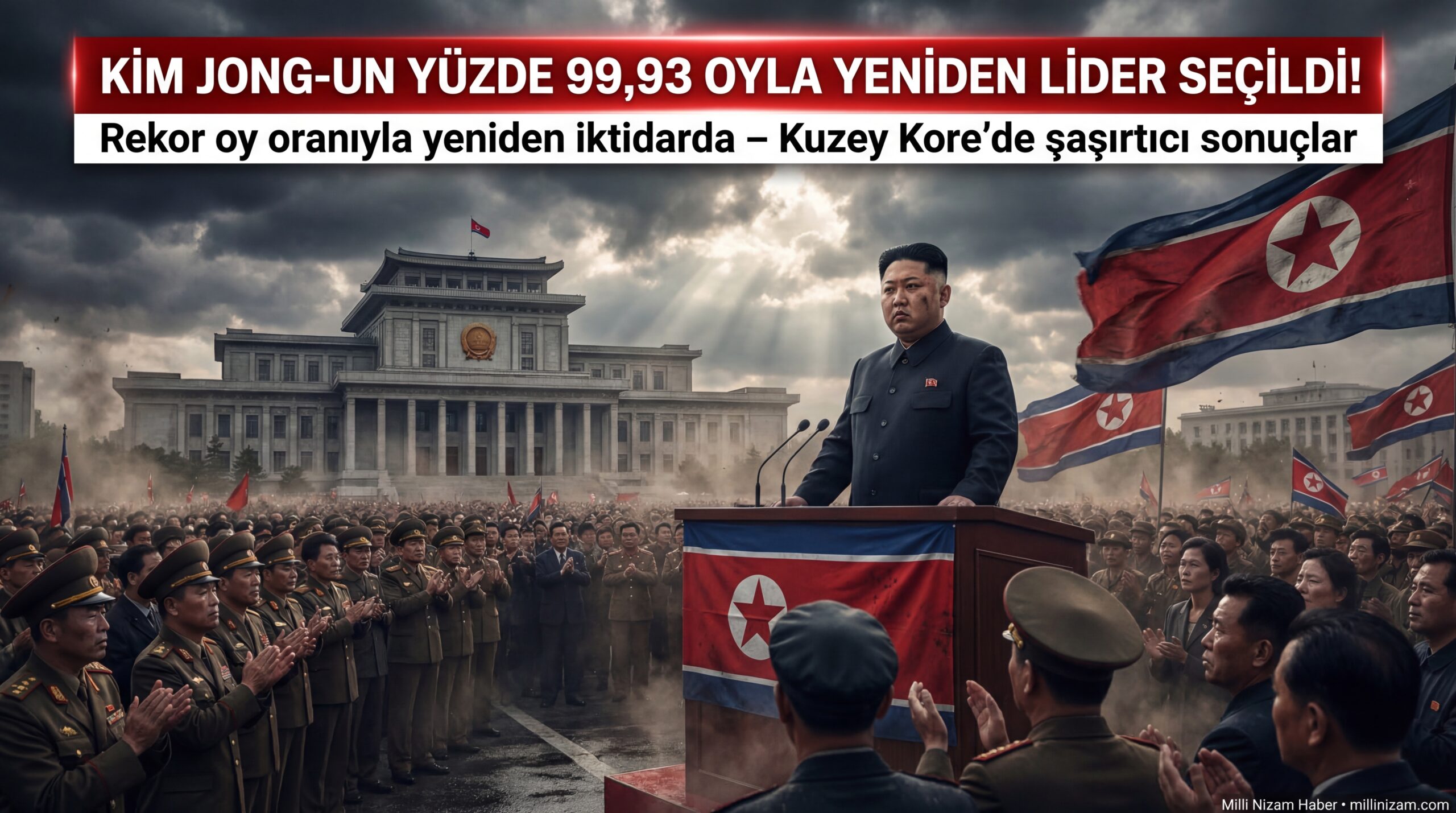 Kim Jong-Un yüzde 99,93 oyla yeniden lider seçildi