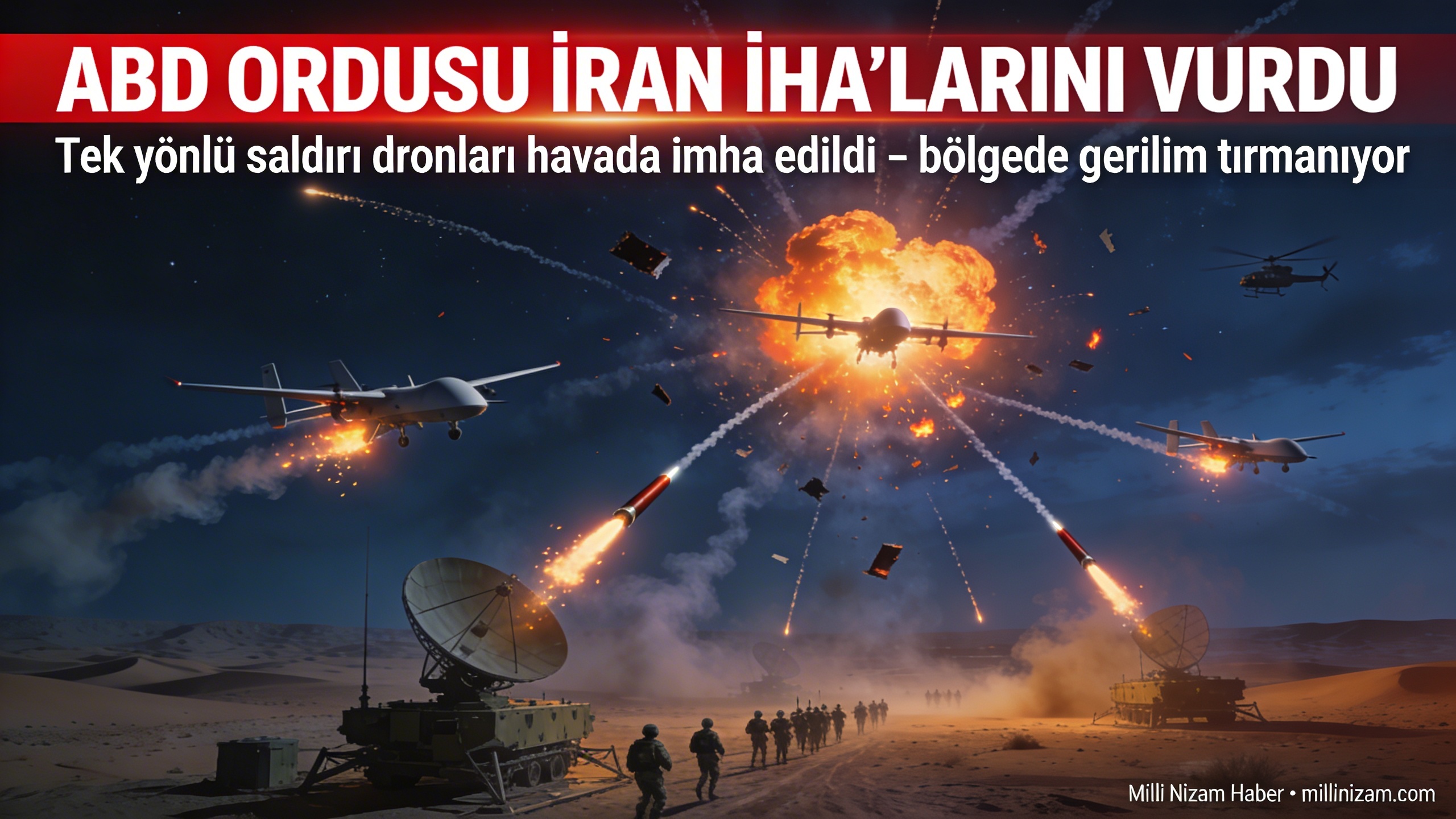 ABD ordusu, İran’ın tek yönlü saldırı İHA’larını vurdu