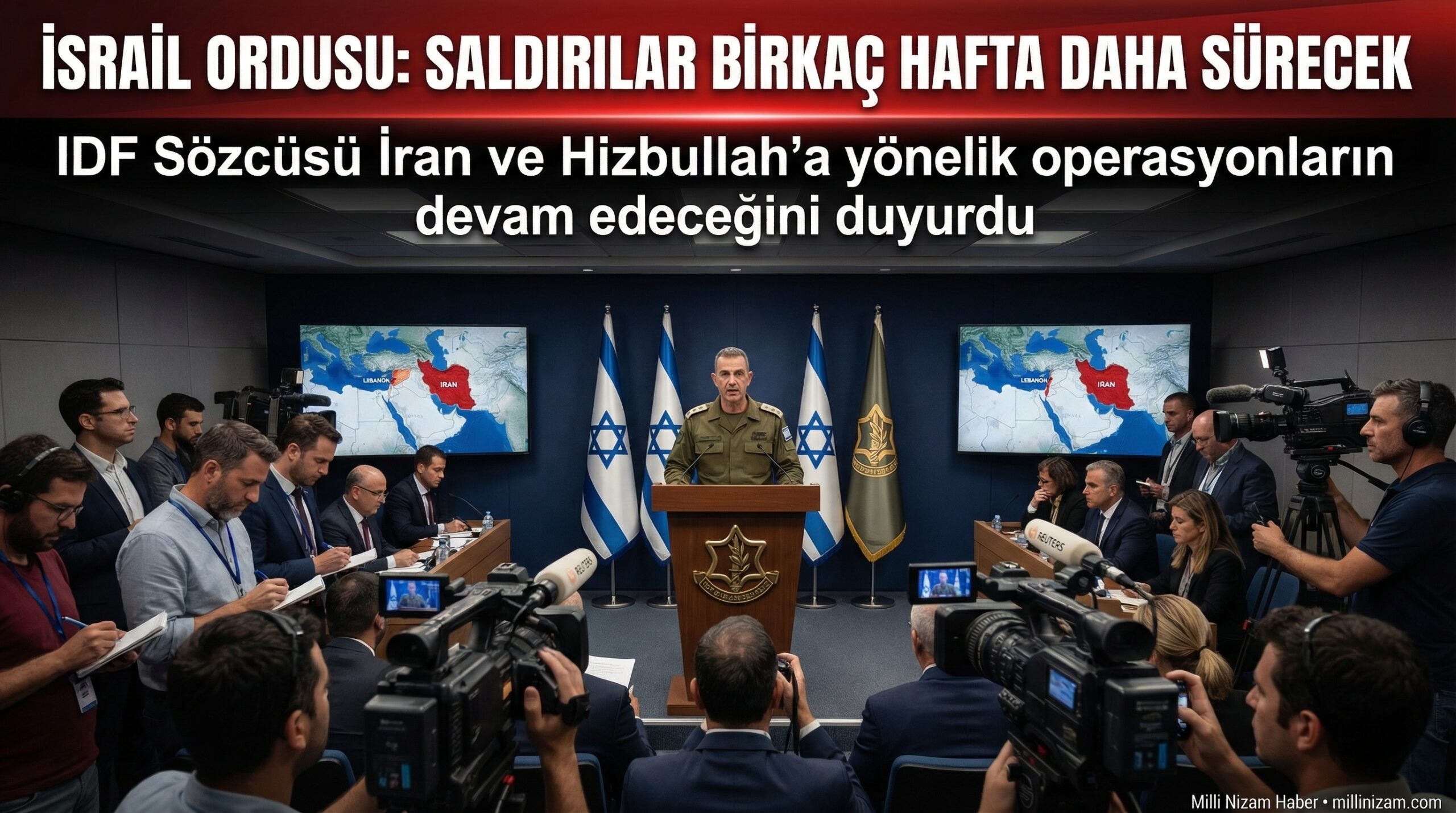 İsrail Ordu Sözcüsü, İran ve Hizbullah’a saldırılarının birkaç hafta daha süreceğini söyledi