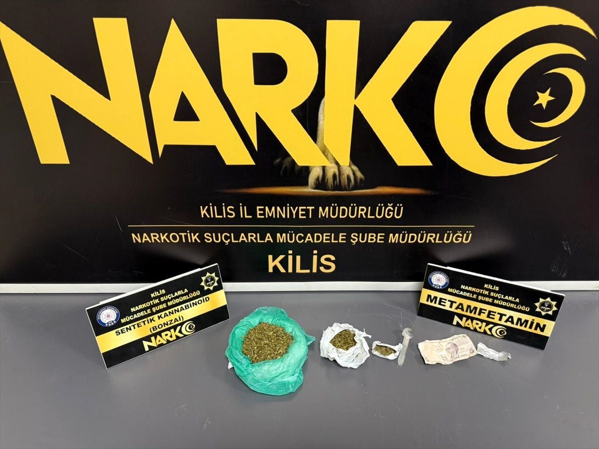 Kilis’te uyuşturucu operasyonunda 4 zanlı tutuklandı