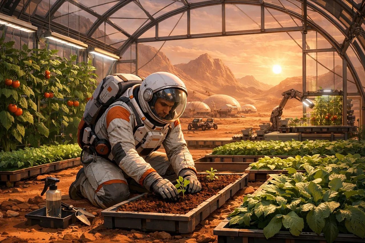 Mars’ta gıda yetiştirmek artık hayal değil: Mars tozu ve mikroplarla gıda üretildi