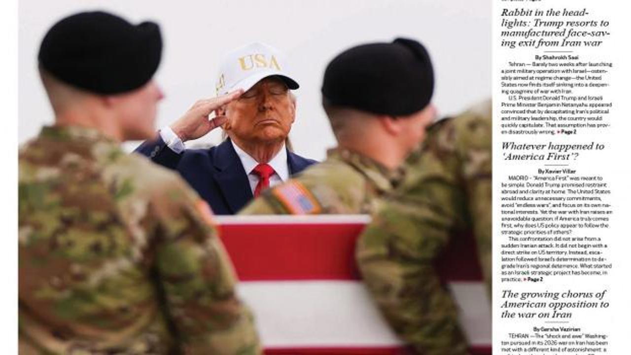 Trump’ı tiye alan Tehran Times’ın son manşeti: “Büyük oynadı, büyük kaybetti!”