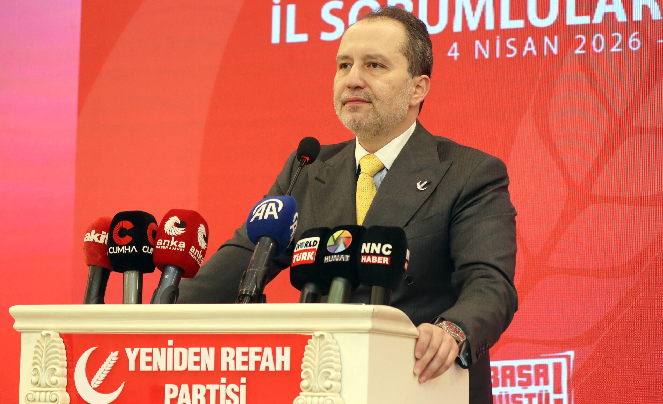 Erbakan’dan iktidara ‘Filistinlilere idam’ yasası çağrısı: “Türkiye’nin tepkisi zayıf ve yetersiz kalmaktadır”