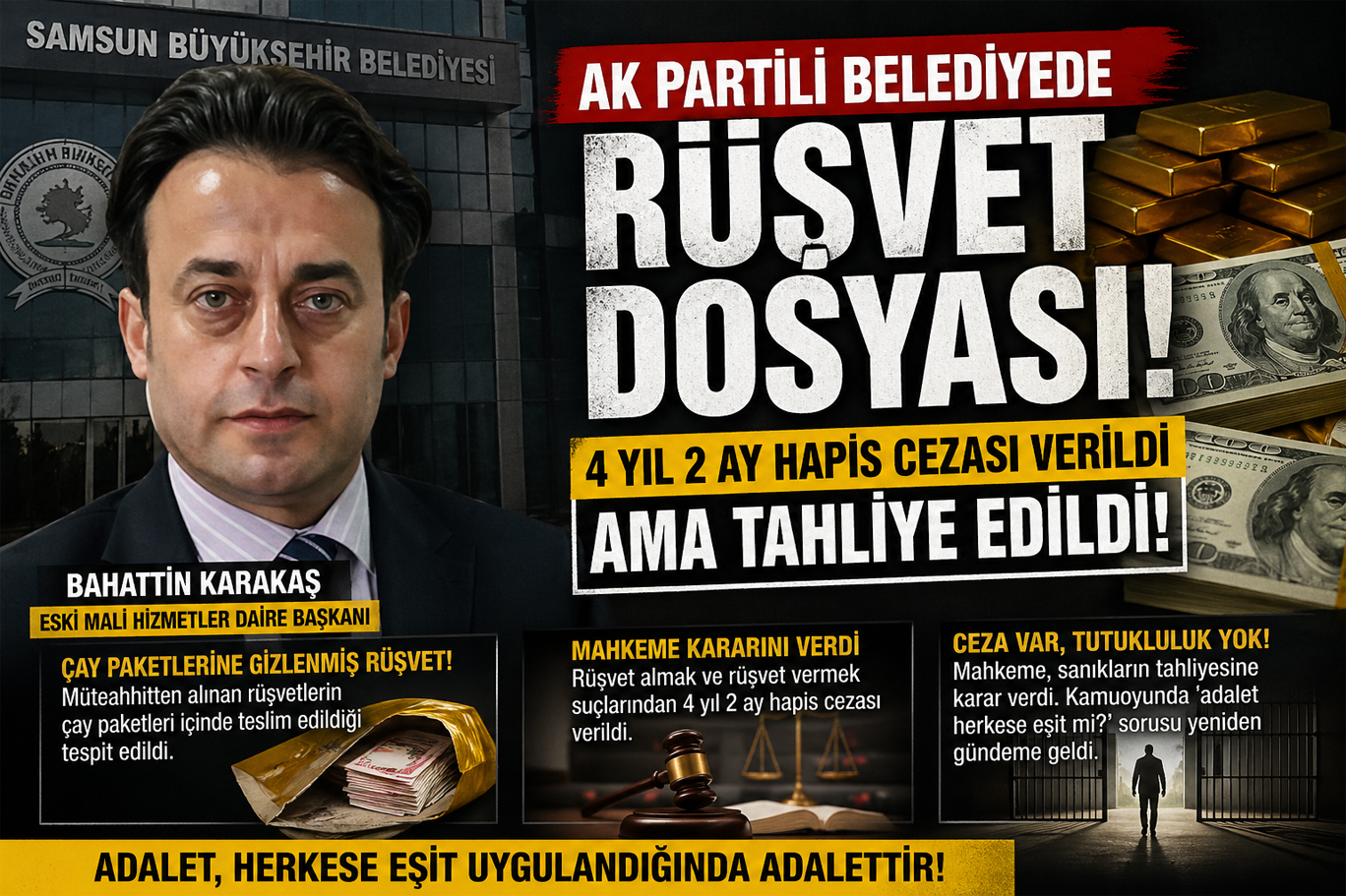 Rüşvet Dosyası Kapandı MI, Yoksa Vicdanlar Mı Açıldı….