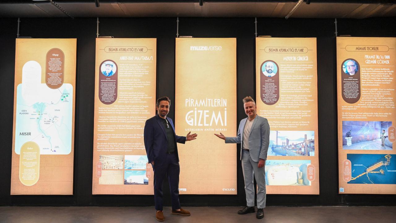 Müzeverse’ün yeni deneyimi: Piramitlerin Gizemi – Ustaların Antik Mirası ziyaretçilerle buluşuyor