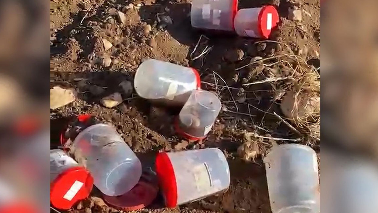 Mezarlıkta varil içinde 21 cenin bulundu