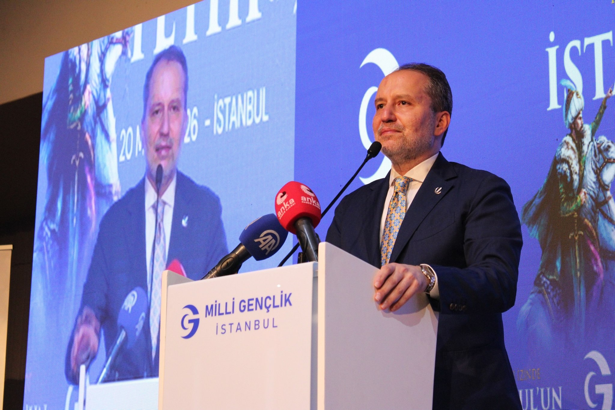 Milli Görüş lideri Dr. Fatih Erbakan: Manevi vatanımız tehdit altında