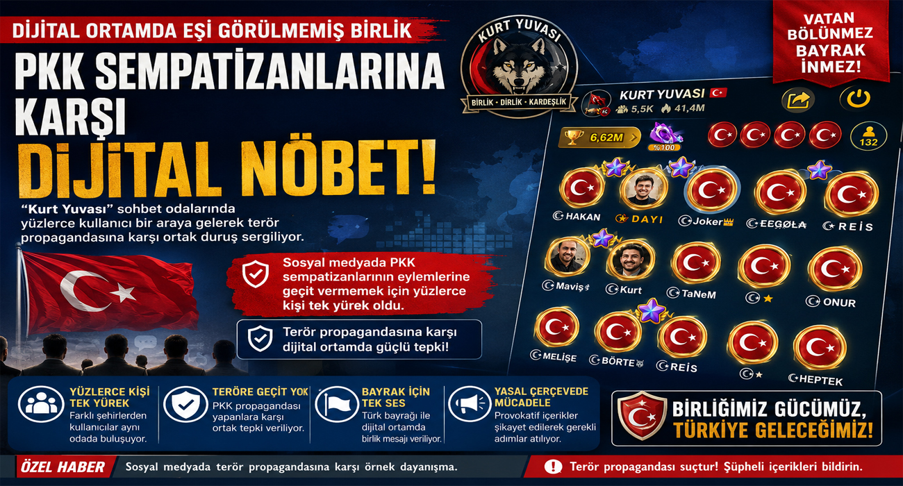 PKK Sempatizanlarına Karşı Dijital Nöbet