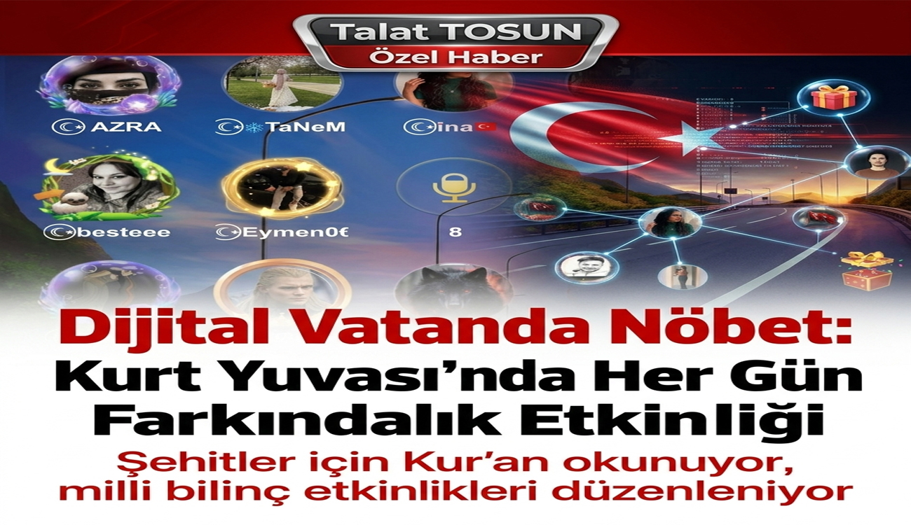 Dijital Vatanda Nöbet: “Kurt Yuvası” Odasında Her Gün Farkındalık Etkinliği