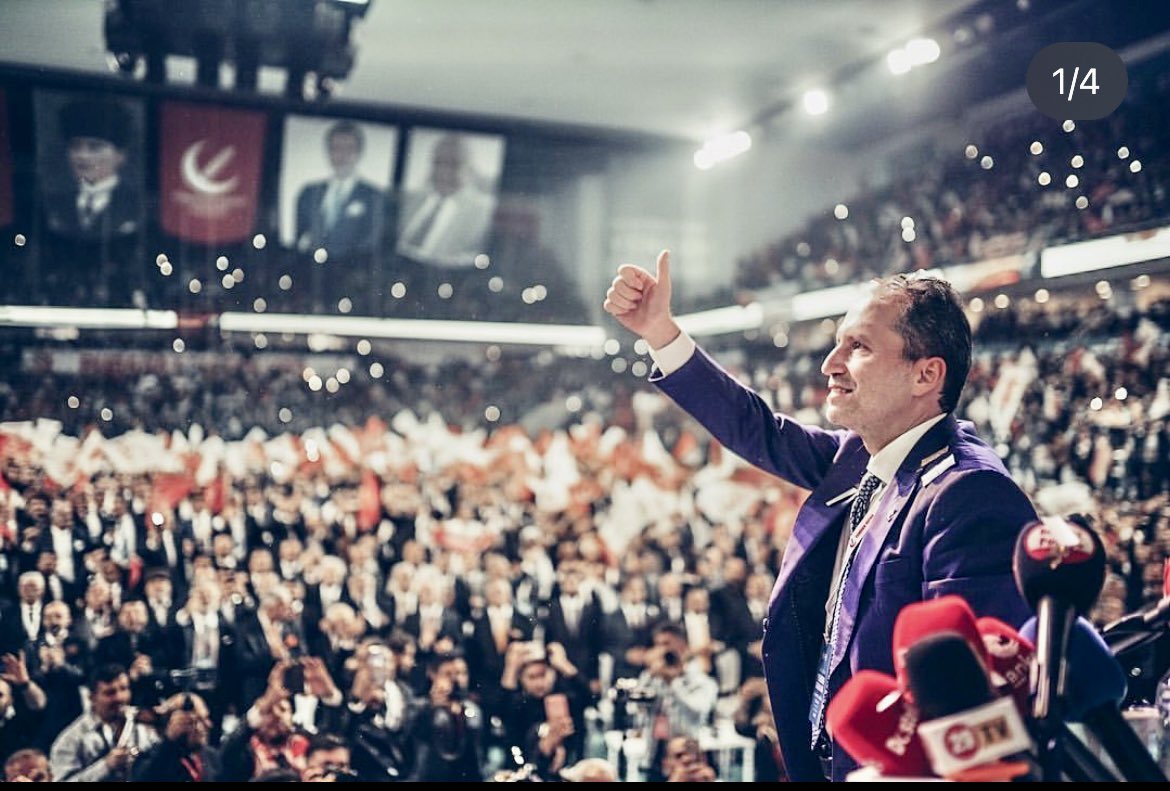 Yeniden Refah Partisi 703 bin üye ile Türkiye’nin en büyük 3. Partisi oldu