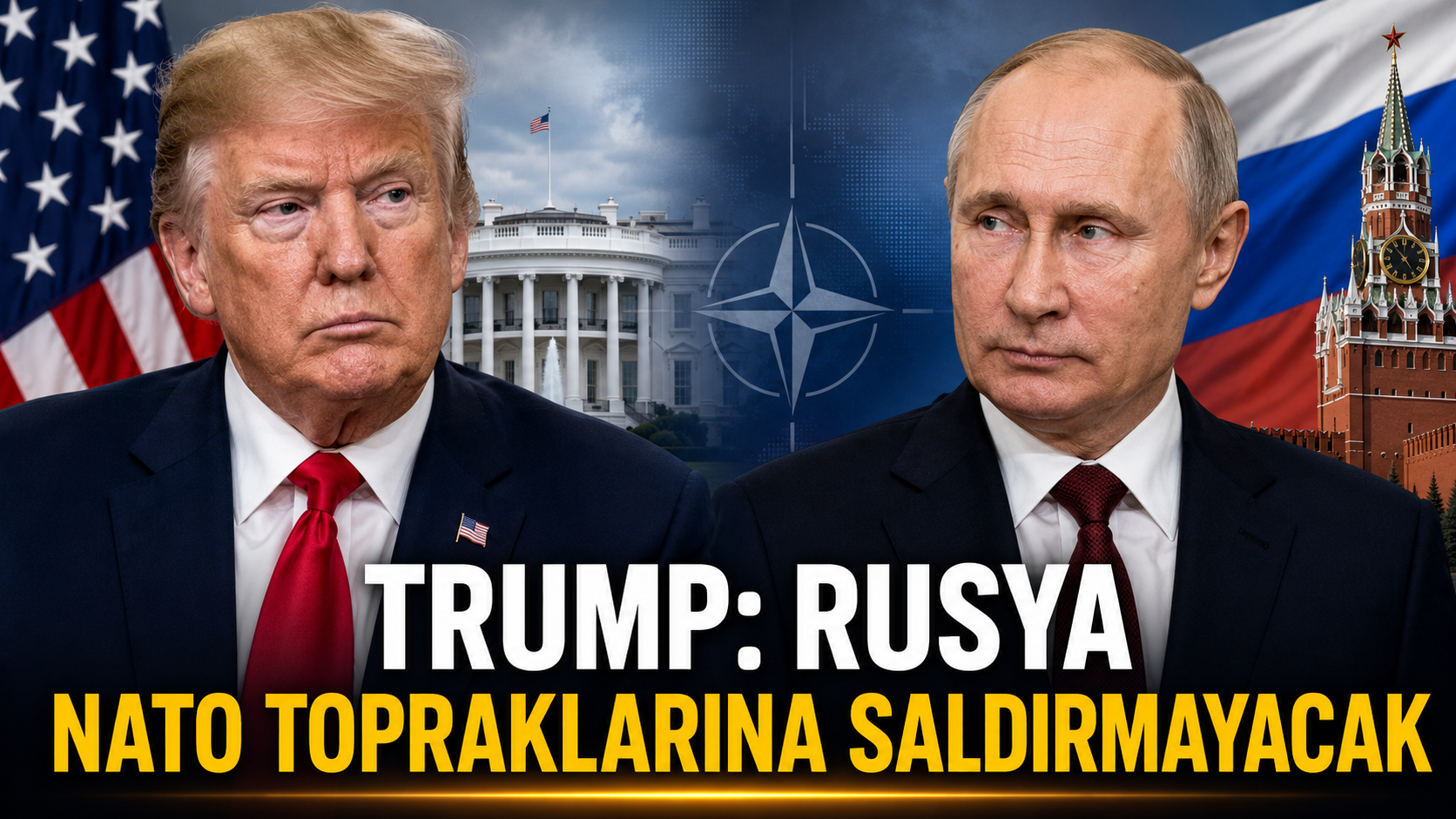 Trump: “Putin’le iyi görüşmeler yaptım, NATO topraklarına saldırmayacak”