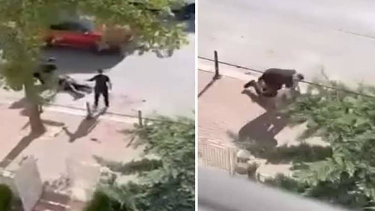 Yolda karşılaştığı husumetlisini bıçakla katletti