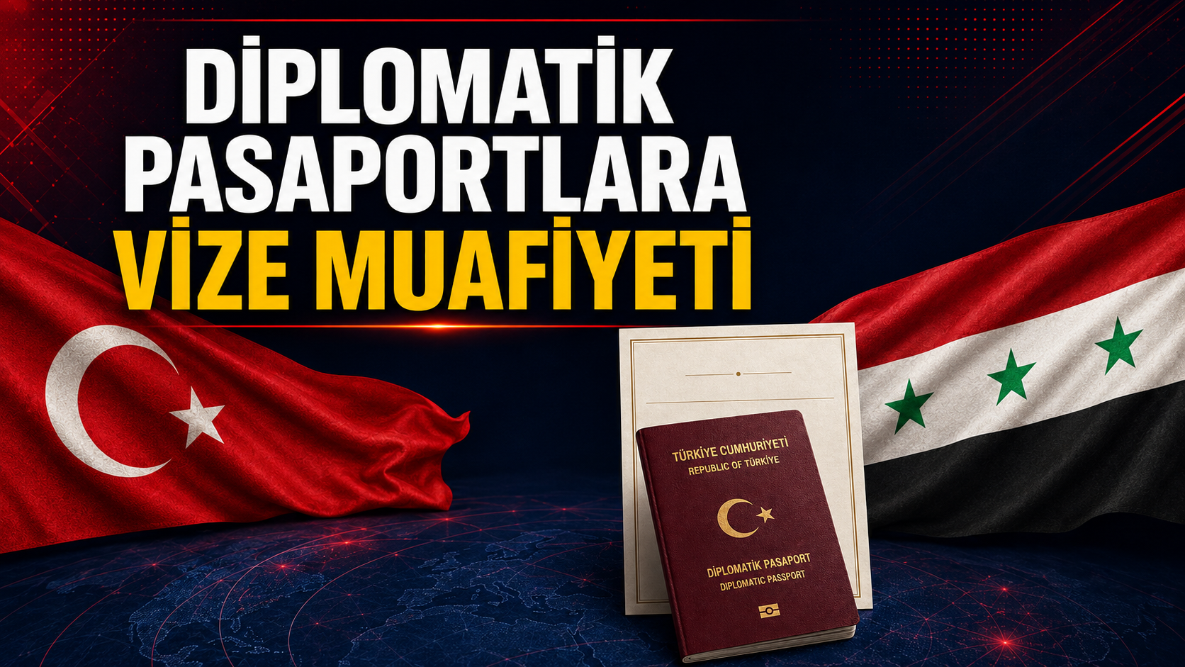 Erdoğan imzaladı: Suriye’nin diplomatik pasaportlarına vize muafiyeti